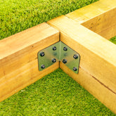 Extra Strong Standard Corner Railway Sleeper Brackets (Pack of 4)